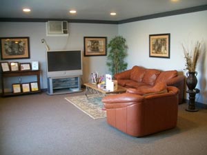 customer waiting area